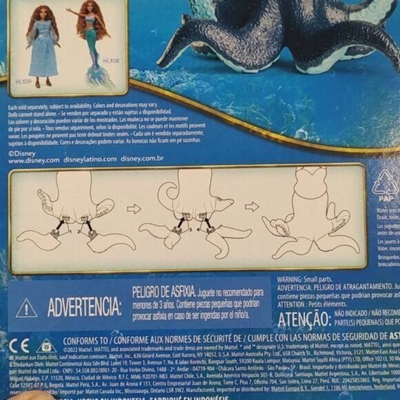 NIB Mattel Barbie Ursula 2023 little mermaid princess Disney - Picture 3 of 4